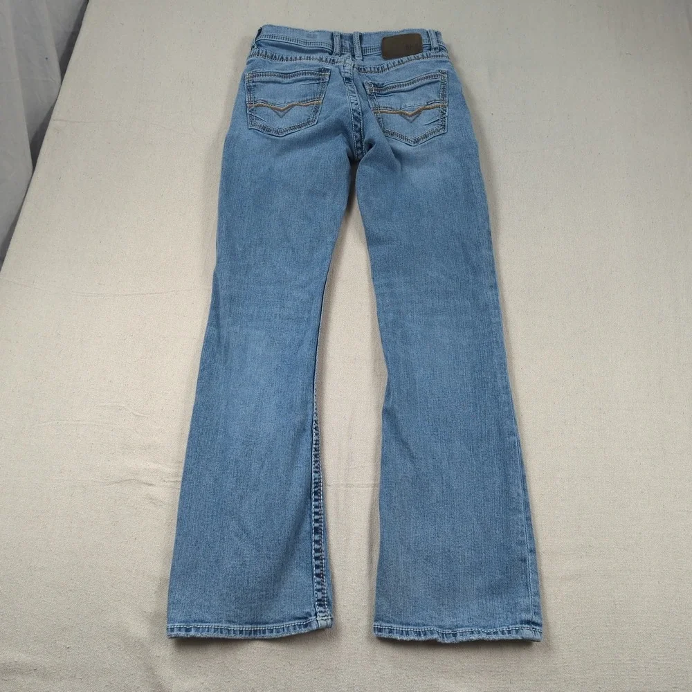 BKE Jeans Mens 29x32 Blue Fulton Boot Cut Western Cowboy Light Wash